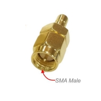 SMA-SMBm/Fakra GPS antenos perėjimas, paauksuotas 