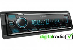 Kenwood, KMM-BT508DAB USB MP3/WMA automagnetola su AUX įėjimu 