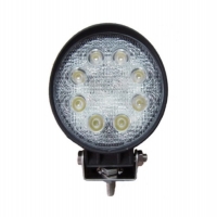 LED žibintas, apvalus 24W, 8x3W flood 