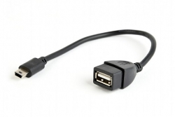 Perėjimo adapteris USB lizdas - mini USB kištukas, USB-BF/MUSB 