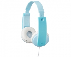 JVC, HA-KD7-ZE, baltos / šviesiai mėlynos sp. ausinės 