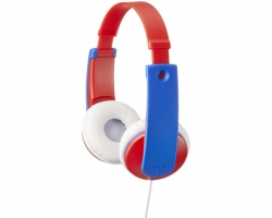 JVC, HA-KD7-RE, raudonos / mėlynos sp. ausinės 