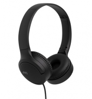 JVC, HA-S33UC-BU, juodos sp. dinaminės ausinės, mikrofonas 