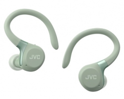 JVC, HA-EC75T-GU, žalios sp. dinaminės ausinės 