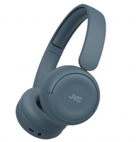 JVC, HA-S59W-AU, retro mėlynos sp. dinaminės ausinės, mikrofonas 