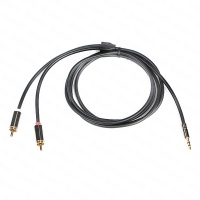 Aux įėjimo adapteris jack 3.5mm  kištukas - 2 RCA kištukas 