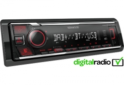 Kenwood, KMM-BT407DAB USB MP3/WMA automagnetola su AUX įėjimu 