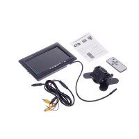 LAUNMN10 7" monitorius galinio vaizdo kamerai NTSC/PAL 