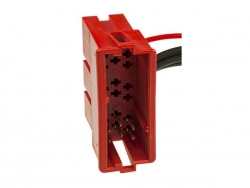 LAUNRC02, Jungtis auto. Mini ISO line out (4 RCA) 