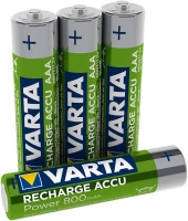 VARTA, 800mAh 1.2V,HR03 / AAA, įkraunamos baterijos, 1vnt 