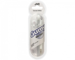 JVC, HA-F160WEP, baltos sp. dinaminės ausinės 