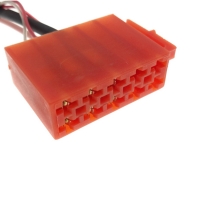 LAUNRC19, Jungtis auto. Mini ISO - Line out (4RCA) 
