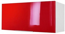 Blizganti virtuvės spintelė raudona 80 x 34 x 35 cm 
