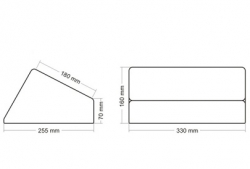 Korpusas elipsiniam garsiakalbiui MDF12, 5l 