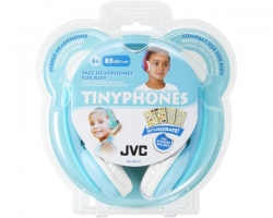 JVC, HA-KD7-ZE, baltos / šviesiai mėlynos sp. ausinės 