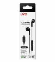 JVC, HA-FR17UC-BU, juodos sp. dinaminės ausinės 