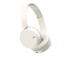 JVC, HA-S36W-WU, baltos sp. dinaminės ausinės, mikrofonas 