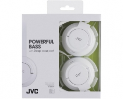 JVC, HA-S180WE, baltos sp. dinaminės ausinės 