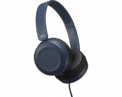 JVC, HA-S31MA-EX, mėlynos sp. dinaminės ausinės, mikrofonas 