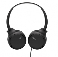 JVC, HA-S33UC-BU, juodos sp. dinaminės ausinės, mikrofonas 