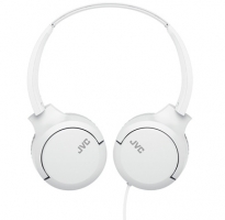 JVC, HA-S33UC-WU, baltos sp. dinaminės ausinės, mikrofonas 