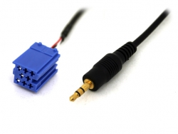 BLA-3.5 mini-ISO Aux įėjimo adapteris magnetolom su CD keitikliu 