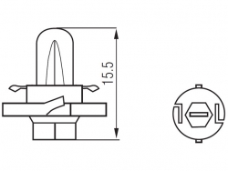 Bosma lemputė B8.4D, 1.8W 
