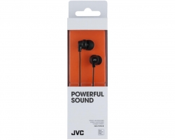 JVC, HA-FX10BEF, juodos sp. dinaminės ausinės 