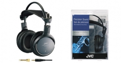 JVC, HA-RX700E, juodos sp. dinaminės ausinės 