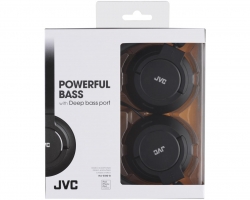 JVC, HA-S180BE, juodos sp. dinaminės ausinės 