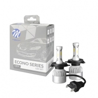 LED pagrindinės šviesos H4, 6500K, COB Epistar, 2vn 