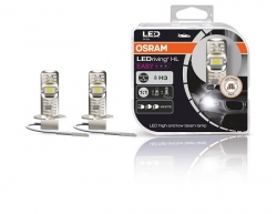 Osram LED pagrindinės šviesos H3, 6500K, 2vnt, 64151DWESY-HCB 