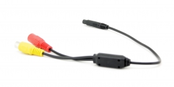 LA4PRCA01 atbulinės kameros adapteris 4PIN->RCA+AC 