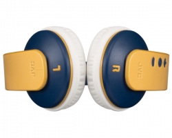 JVC, HA-KD10W-YE, geltonos/šviesiai mėlynos sp., ausinės 