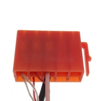 LAUNRC19, Jungtis auto. Mini ISO - Line out (4RCA) 
