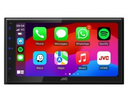 JVC, KW-M695DBW 2-DIN AV grotuvas su 6.8" ekranu, Bluetooth 
