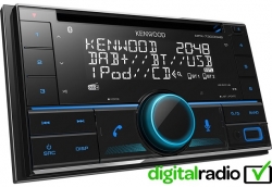 Kenwood, DPX-7300DAB 2-DIN USB/CD MP3 magnetola su AUX 