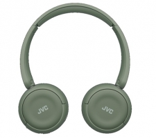 JVC, HA-S59W-GU, chaki žalios sp. dinaminės ausinės, mikrofonas 