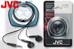 JVC, HA-F10C-EN, juodos sp. dinaminės ausinės 