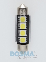 Bosma, lemputė CANBUS, SV8.5, 4xSMD5050, 39mm 