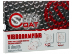 Silent Coat Extra Shop, 6 vnt, vibraciją slopinanti medžiaga 