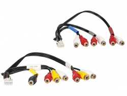 Linijinių jungtis Alpine INA-W900 10/12pin AV RCA 